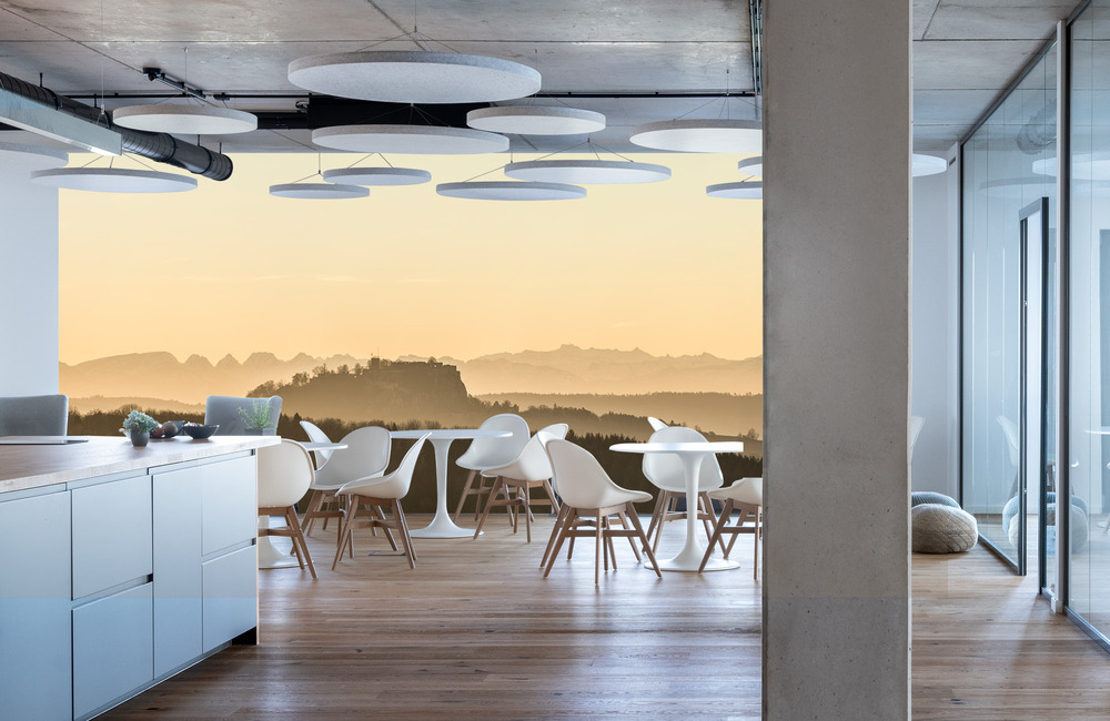 hohentwiel alpenblick &ndash; Akustikbilder und Schallabsorber von SCHALLSAUGER&reg;