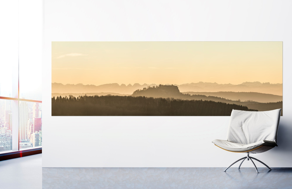 hohentwiel alpenblick &ndash; Akustikbilder und Schallabsorber von SCHALLSAUGER&reg;