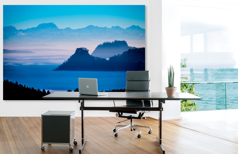 hegau abstrakt &ndash; Akustikbilder und Schallabsorber von SCHALLSAUGER&reg;