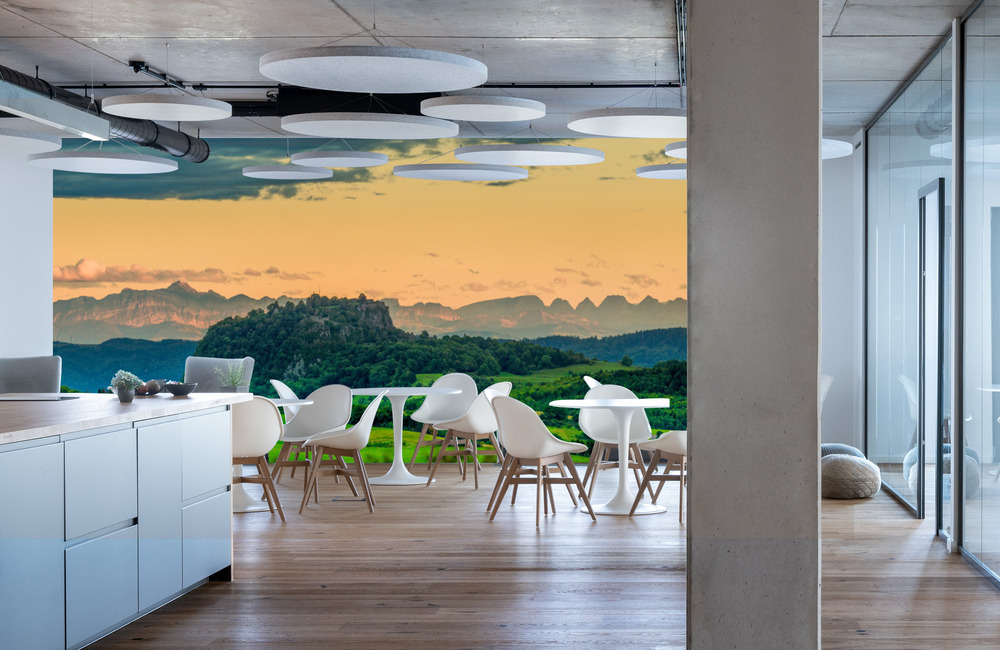 hohentwiel alpenblick &ndash; Akustikbilder und Schallabsorber von SCHALLSAUGER&reg;