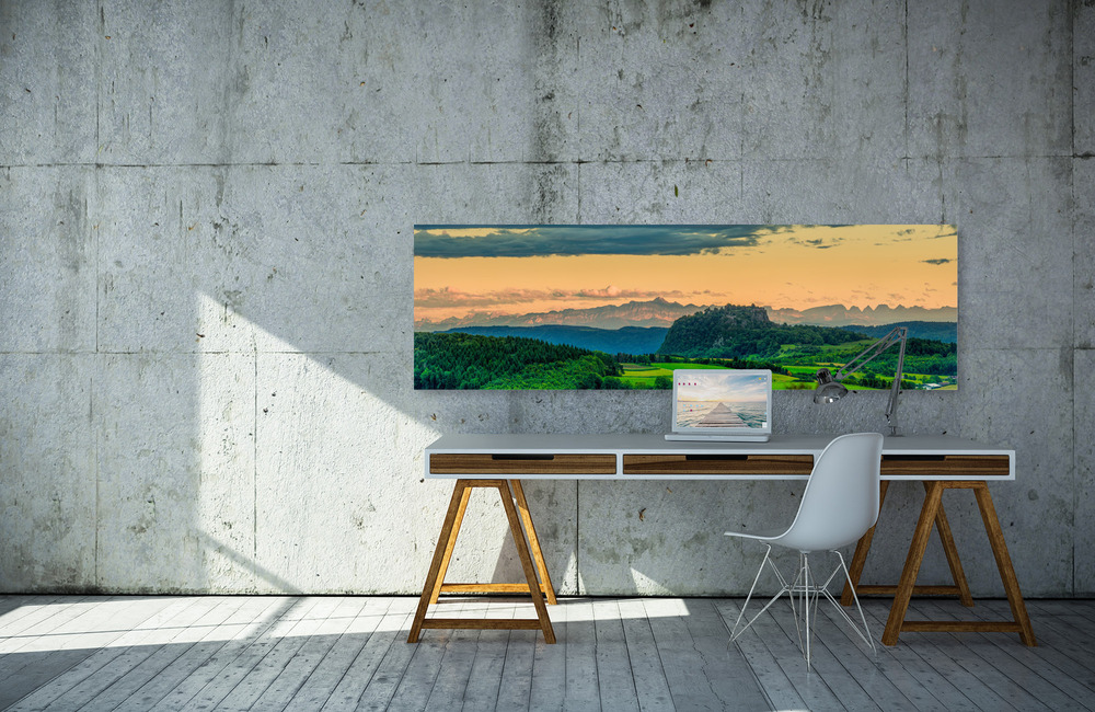 hohentwiel alpenblick &ndash; Akustikbilder und Schallabsorber von SCHALLSAUGER&reg;