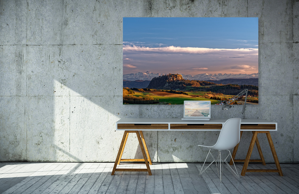 hohentwiel alpenblick &ndash; Akustikbilder und Schallabsorber von SCHALLSAUGER&reg;