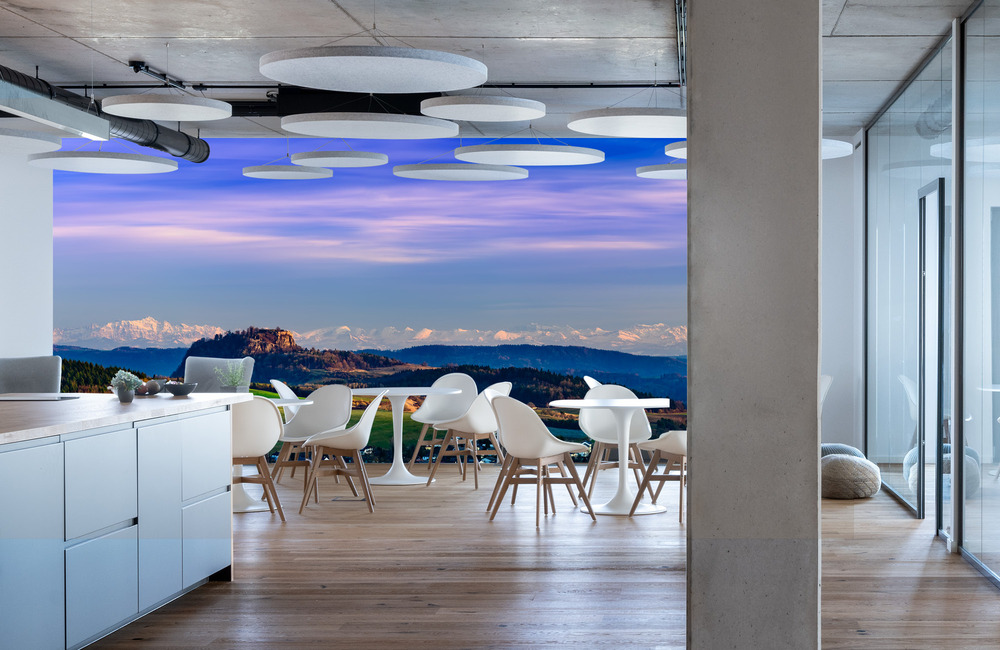 hohentwiel alpenblick &ndash; Akustikbilder und Schallabsorber von SCHALLSAUGER&reg;