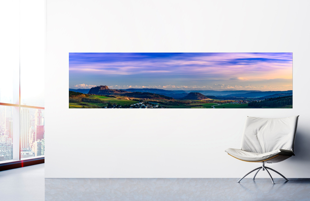 hohentwiel alpenblick &ndash; Akustikbilder und Schallabsorber von SCHALLSAUGER&reg;