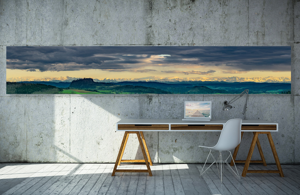 hohentwiel alpenblick &ndash; Akustikbilder und Schallabsorber von SCHALLSAUGER&reg;