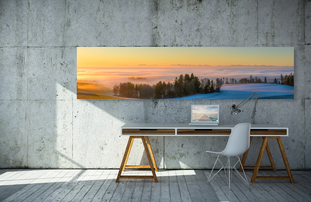 wolkenmeer höchenschwand &ndash; Akustikbilder und Schallabsorber von SCHALLSAUGER&reg;