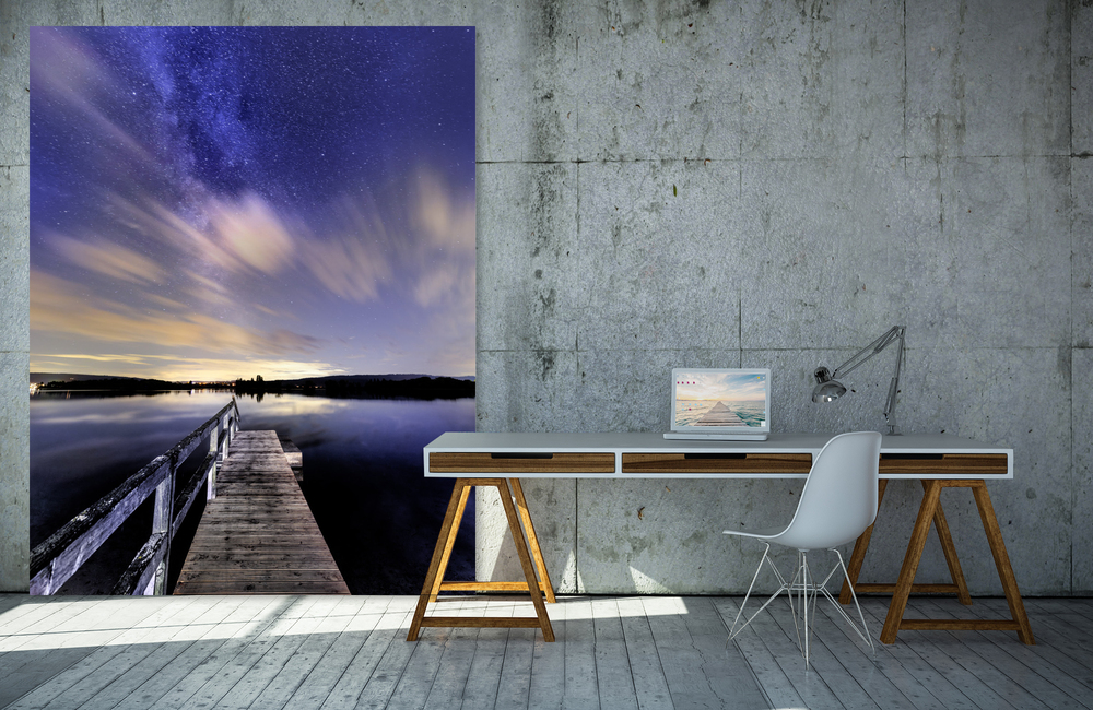 nachtsteg &ndash; Akustikbilder und Schallabsorber von SCHALLSAUGER&reg;