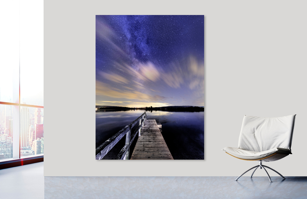 nachtsteg &ndash; Akustikbilder und Schallabsorber von SCHALLSAUGER&reg;