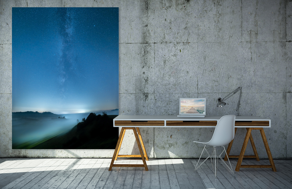 milchstrasse tannenberg &ndash; Akustikbilder und Schallabsorber von SCHALLSAUGER&reg;