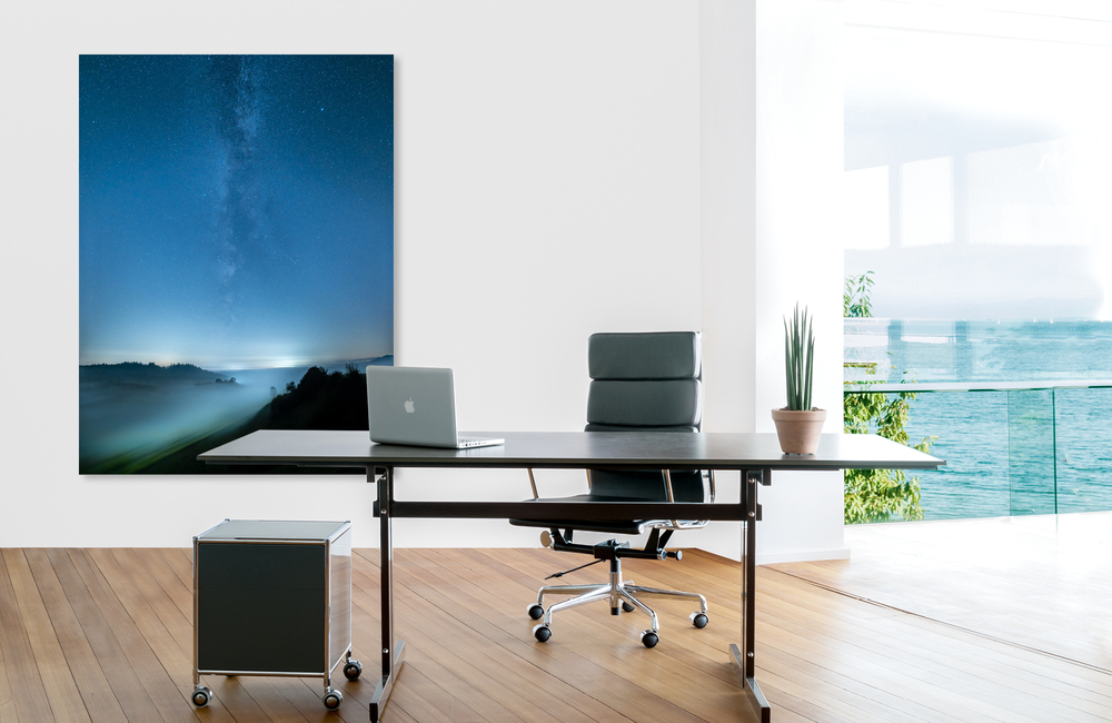 milchstrasse tannenberg &ndash; Akustikbilder und Schallabsorber von SCHALLSAUGER&reg;