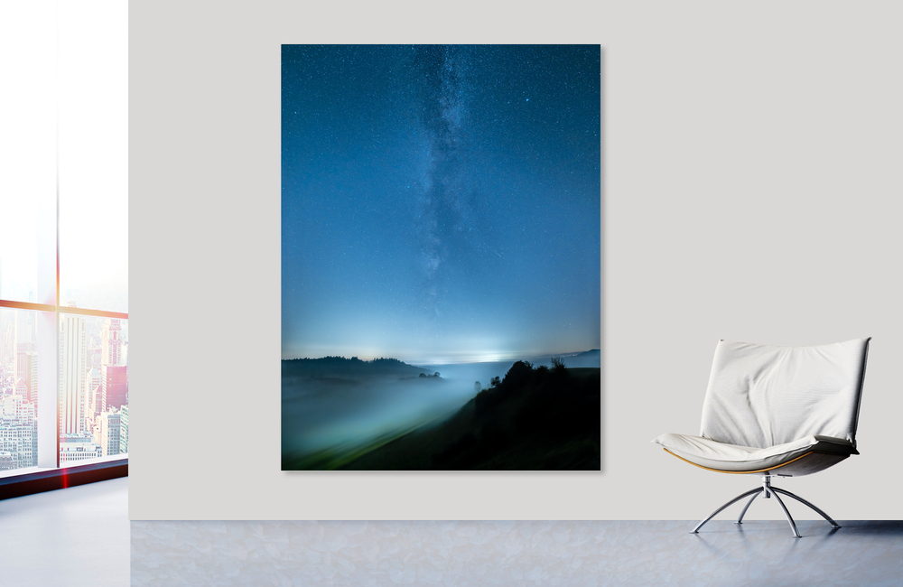 milchstrasse tannenberg &ndash; Akustikbilder und Schallabsorber von SCHALLSAUGER&reg;