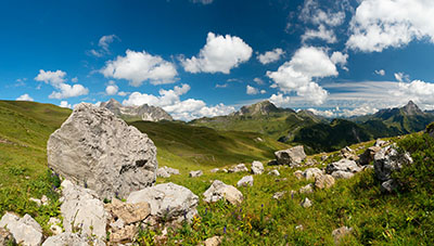 Akustikbilder Bergwelt &ndash; SCHALLSAUGER&reg; Licht und Akustik