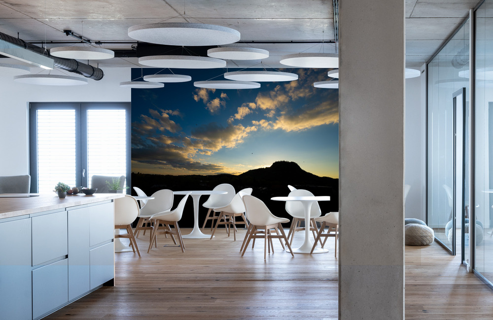 hohentwiel silhouette &ndash; Akustikbilder und Schallabsorber von SCHALLSAUGER&reg;