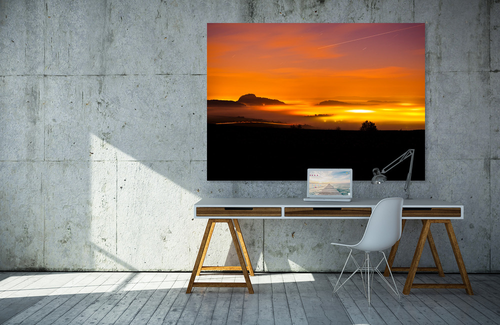 hegau orange &ndash; Akustikbilder und Schallabsorber von SCHALLSAUGER&reg;