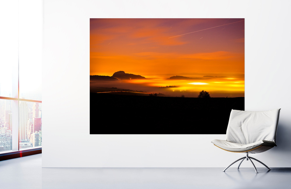 hegau orange &ndash; Akustikbilder und Schallabsorber von SCHALLSAUGER&reg;