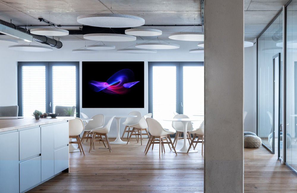 lichtspuren &ndash; Akustikbilder und Schallabsorber von SCHALLSAUGER&reg;