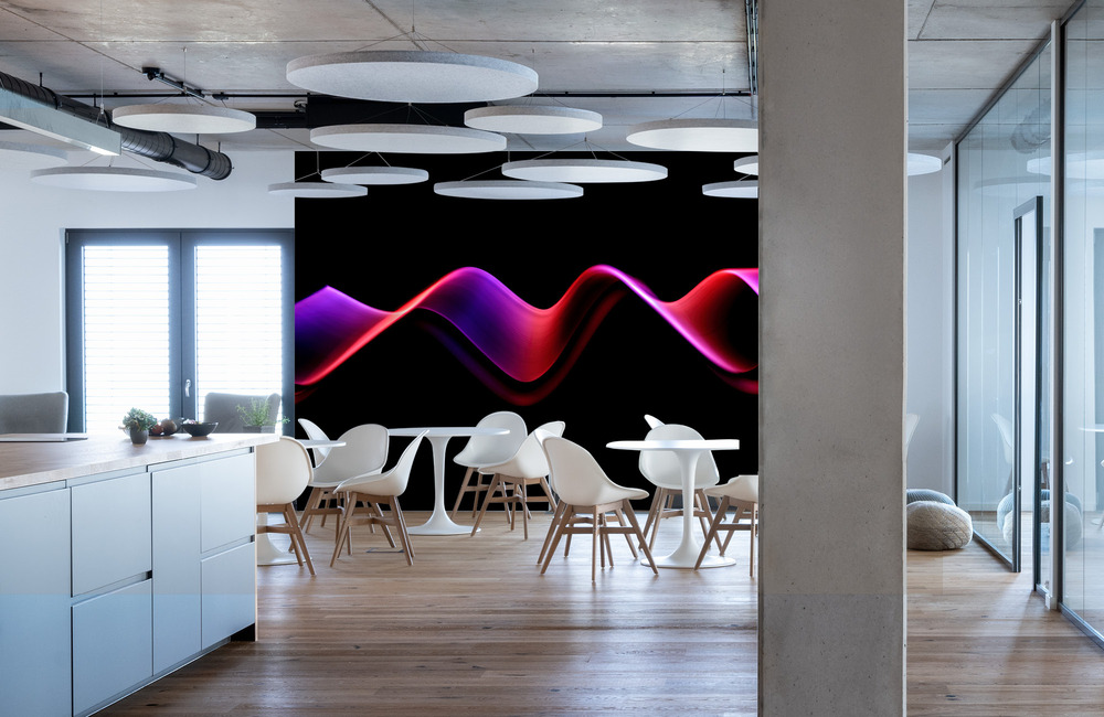 lichtspuren &ndash; Akustikbilder und Schallabsorber von SCHALLSAUGER&reg;