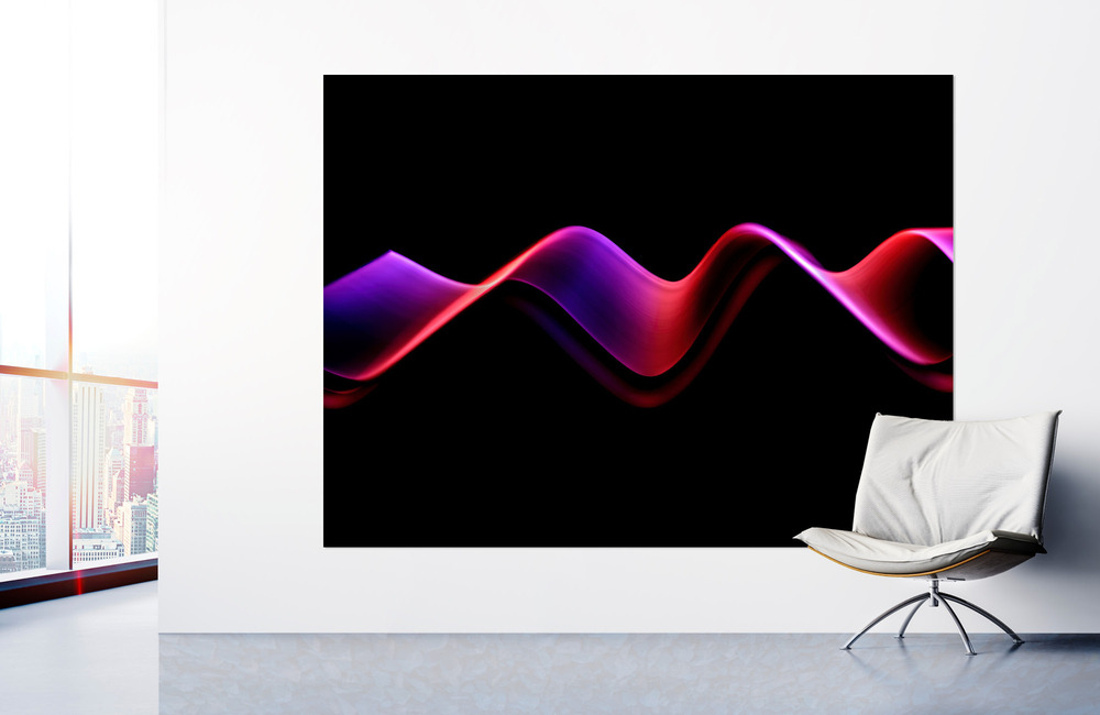 lichtspuren &ndash; Akustikbilder und Schallabsorber von SCHALLSAUGER&reg;