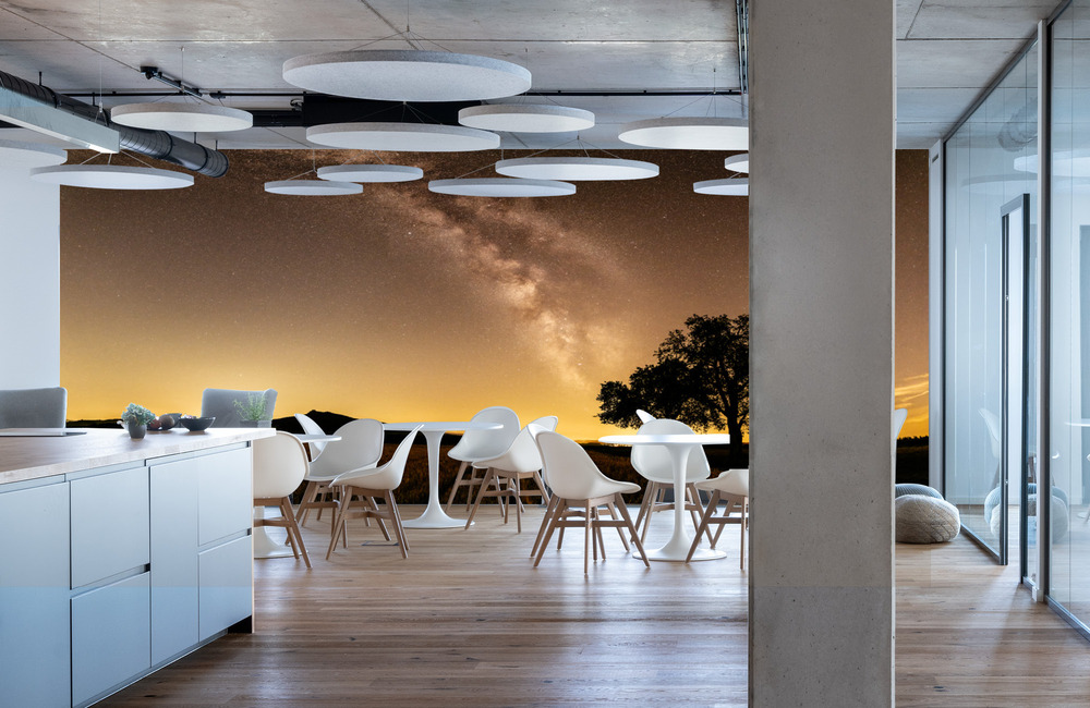 milchstrasse hohenstoffeln &ndash; Akustikbilder und Schallabsorber von SCHALLSAUGER&reg;