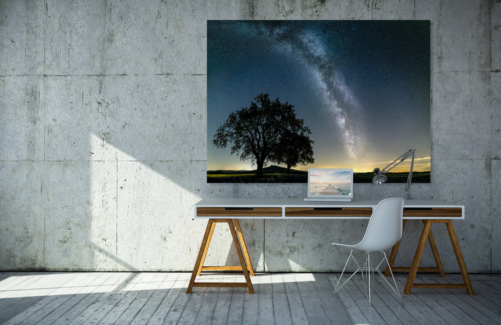 milchstrasse hegau &ndash; Akustikbilder und Schallabsorber von SCHALLSAUGER&reg;