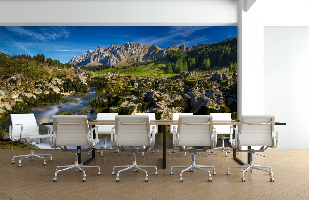 bergbach saentis &ndash; Akustikbilder und Schallabsorber von SCHALLSAUGER&reg;