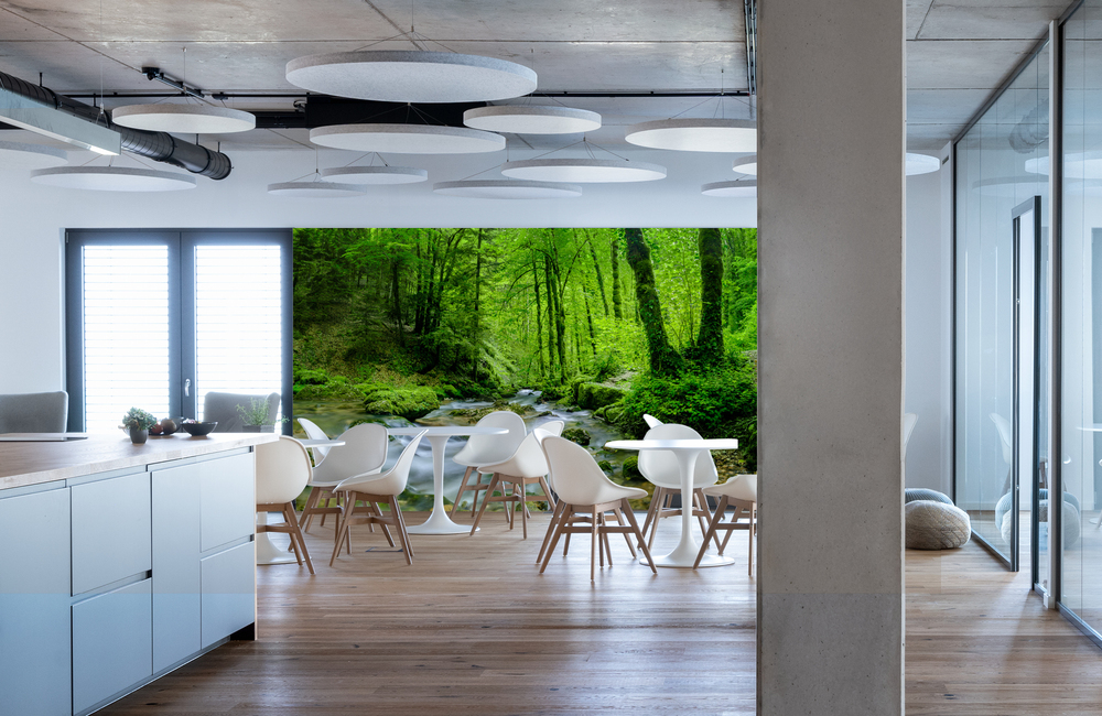 foret de cascade_1 &ndash; Akustikbilder und Schallabsorber von SCHALLSAUGER&reg;