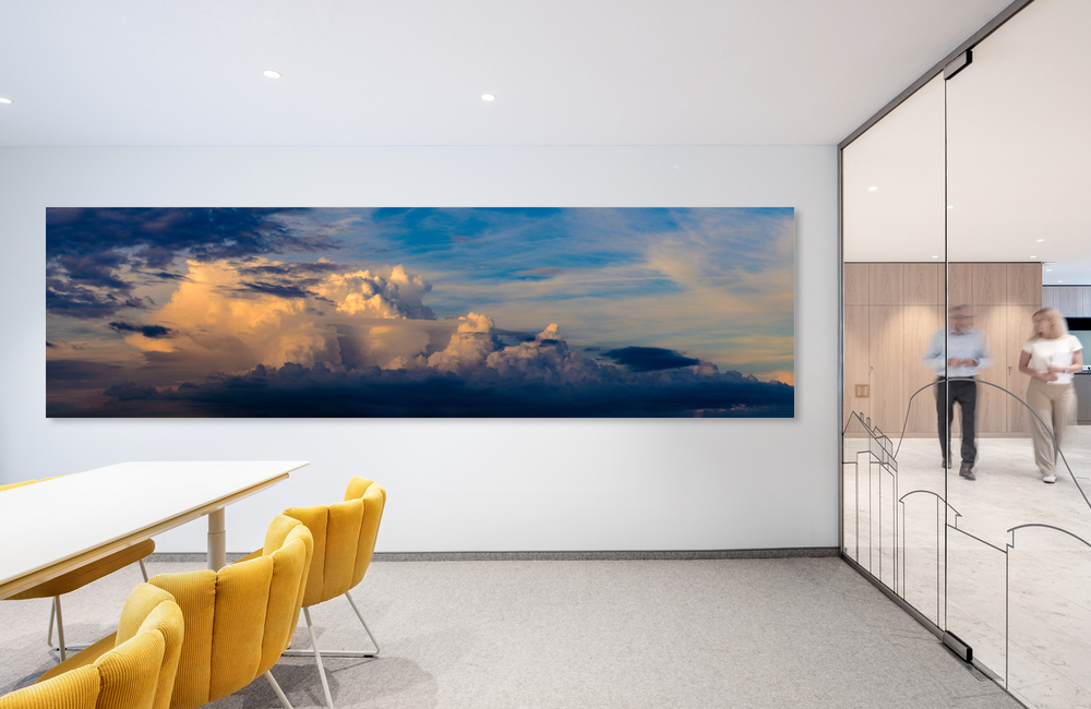 gewitterwolken &ndash; Akustikbilder und Schallabsorber von SCHALLSAUGER&reg;