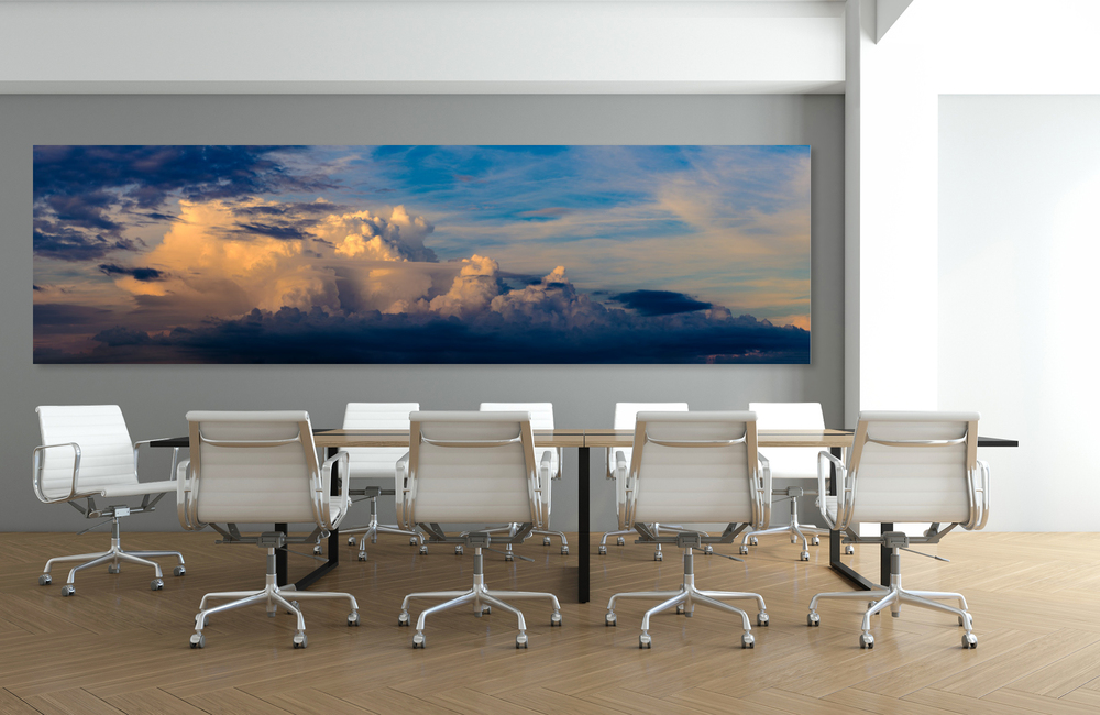 gewitterwolken &ndash; Akustikbilder und Schallabsorber von SCHALLSAUGER&reg;