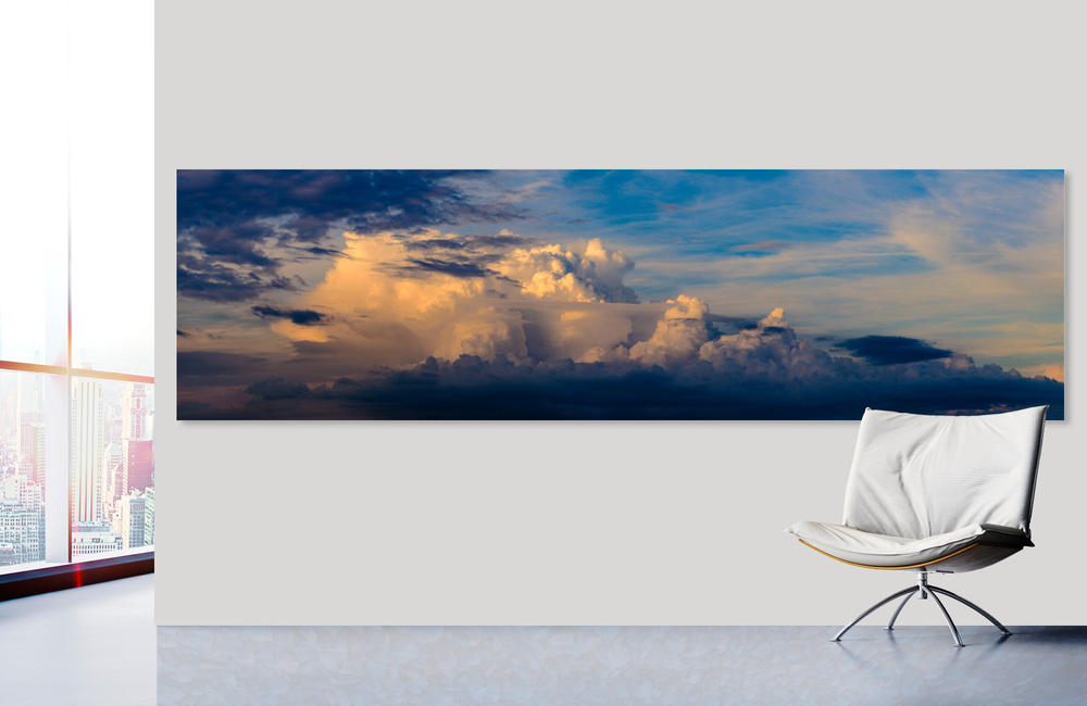 gewitterwolken &ndash; Akustikbilder und Schallabsorber von SCHALLSAUGER&reg;