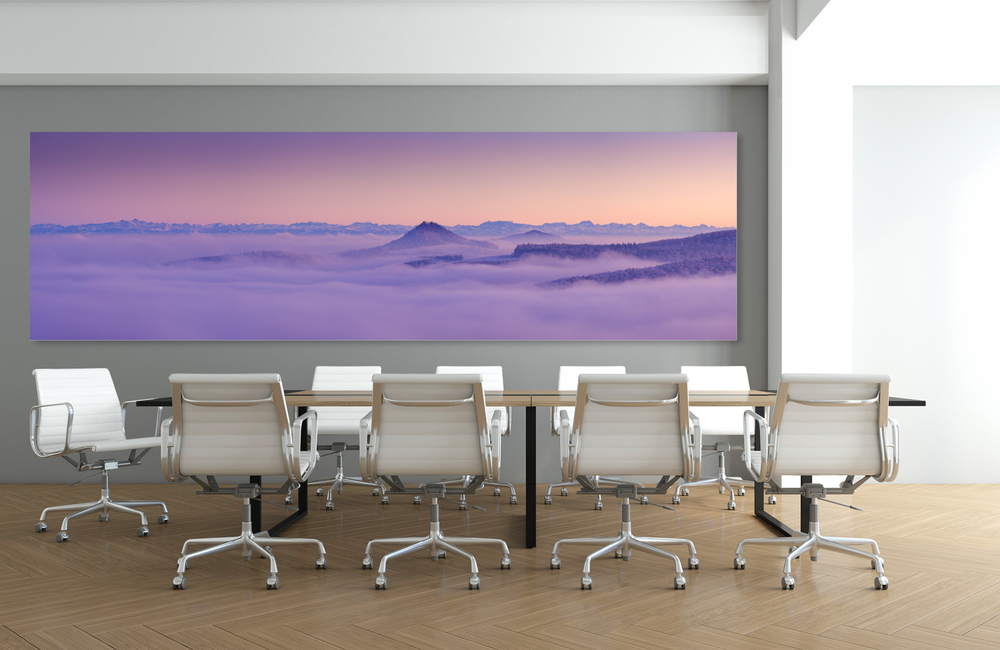 nebelmeer &ndash; Akustikbilder und Schallabsorber von SCHALLSAUGER&reg;