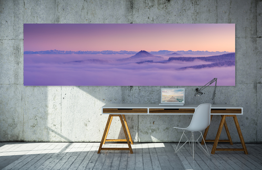 nebelmeer &ndash; Akustikbilder und Schallabsorber von SCHALLSAUGER&reg;