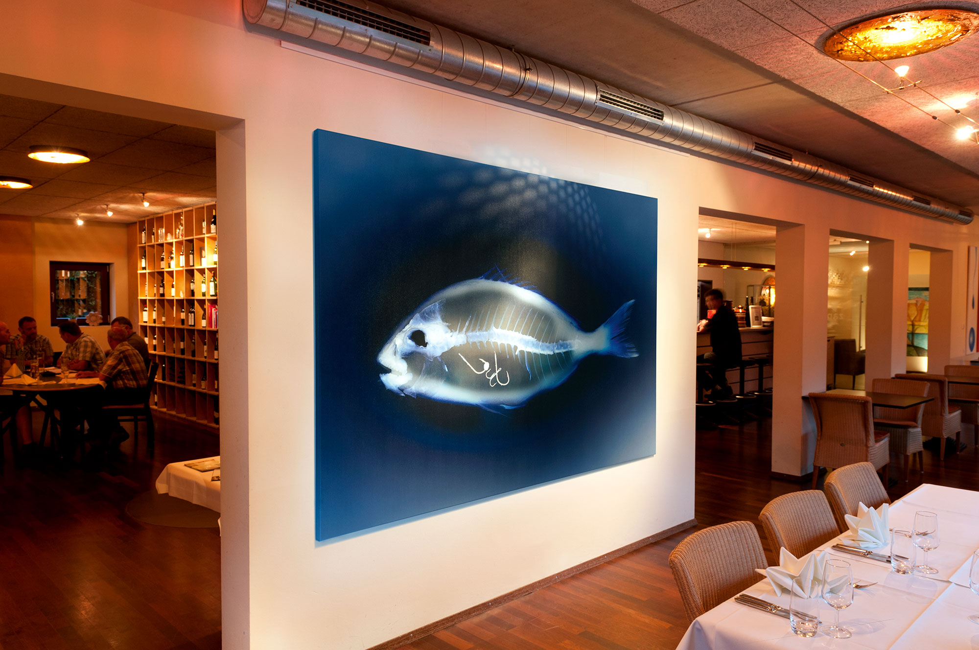 Hotellerie, Gastronomie &ndash; Akustikbilder und Schallabsorber von SCHALLSAUGER&reg;