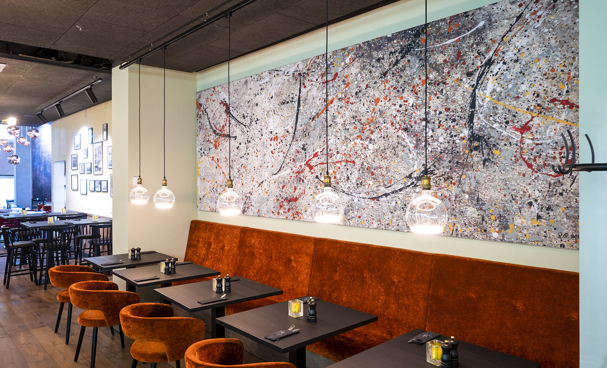 Hotellerie, Gastronomie &ndash; Akustikbilder und Schallabsorber von SCHALLSAUGER&reg;