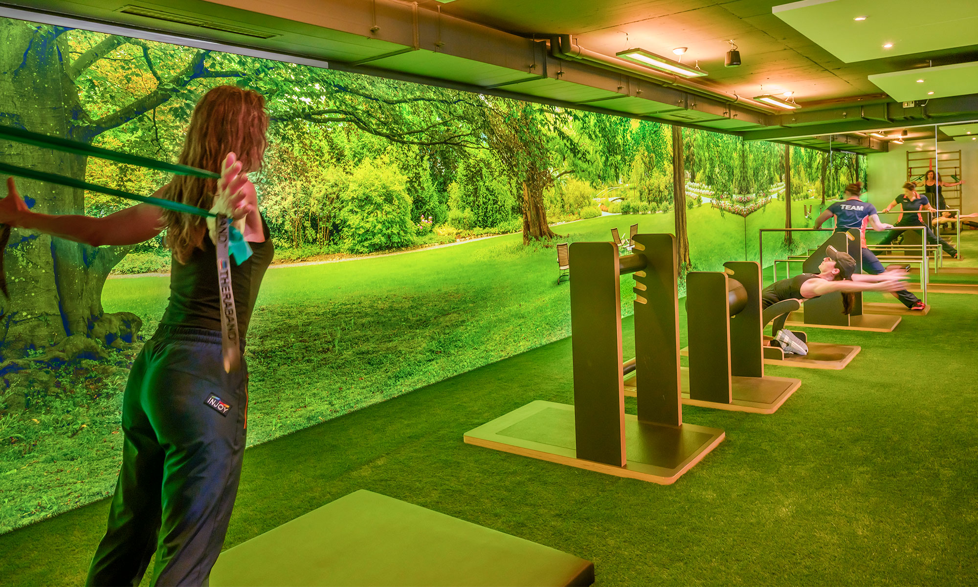 Fitness Wellness &ndash; Akustikbilder und Schallabsorber von SCHALLSAUGER&reg;