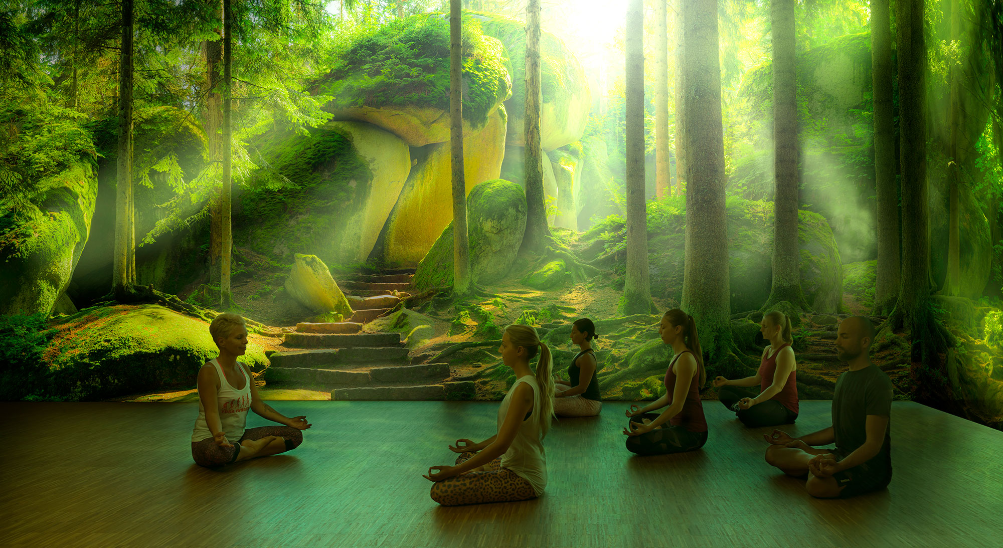 Fitness Wellness &ndash; Akustikbilder und Schallabsorber von SCHALLSAUGER&reg;