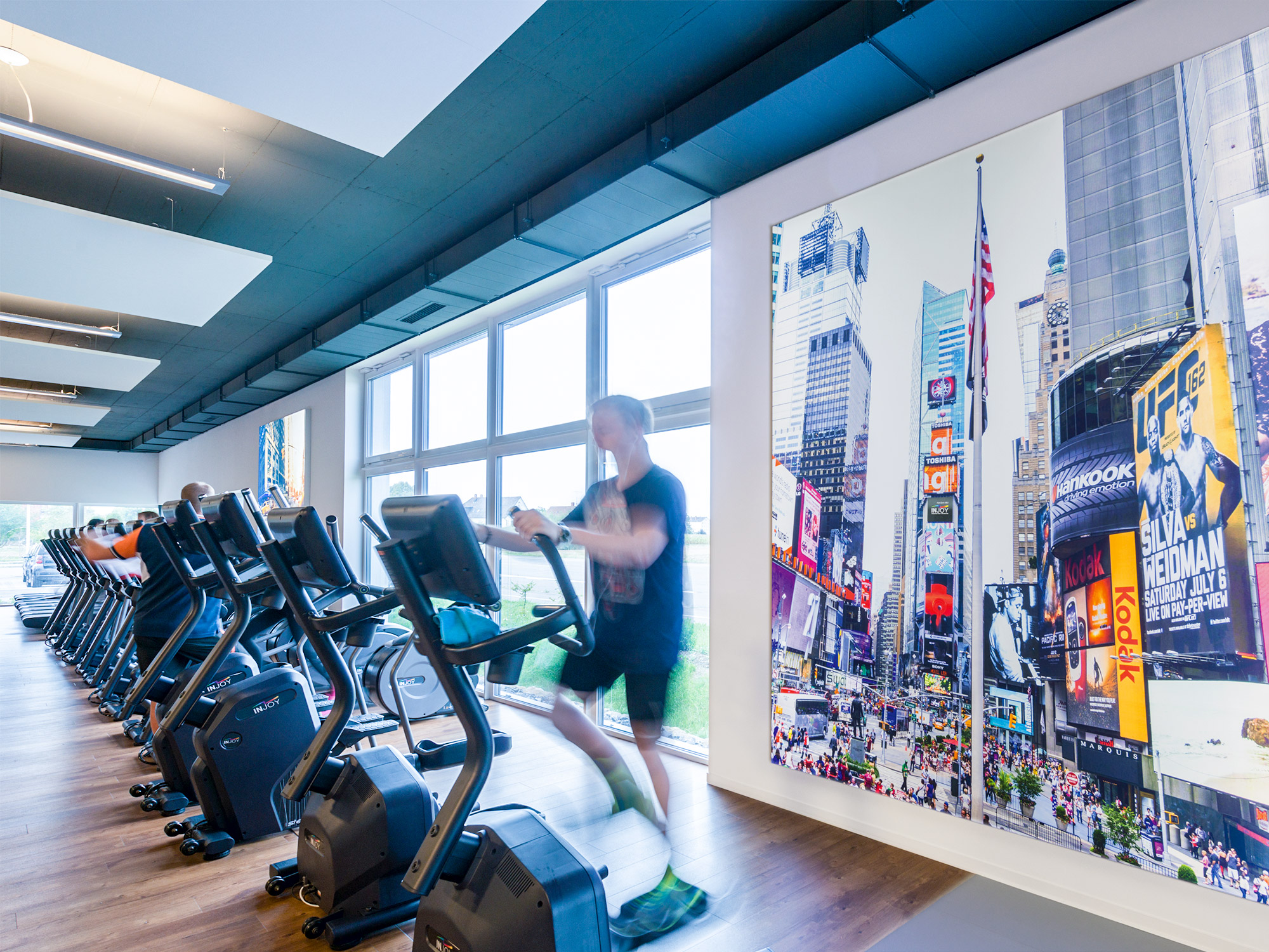 Fitness Wellness &ndash; Akustikbilder und Schallabsorber von SCHALLSAUGER&reg;