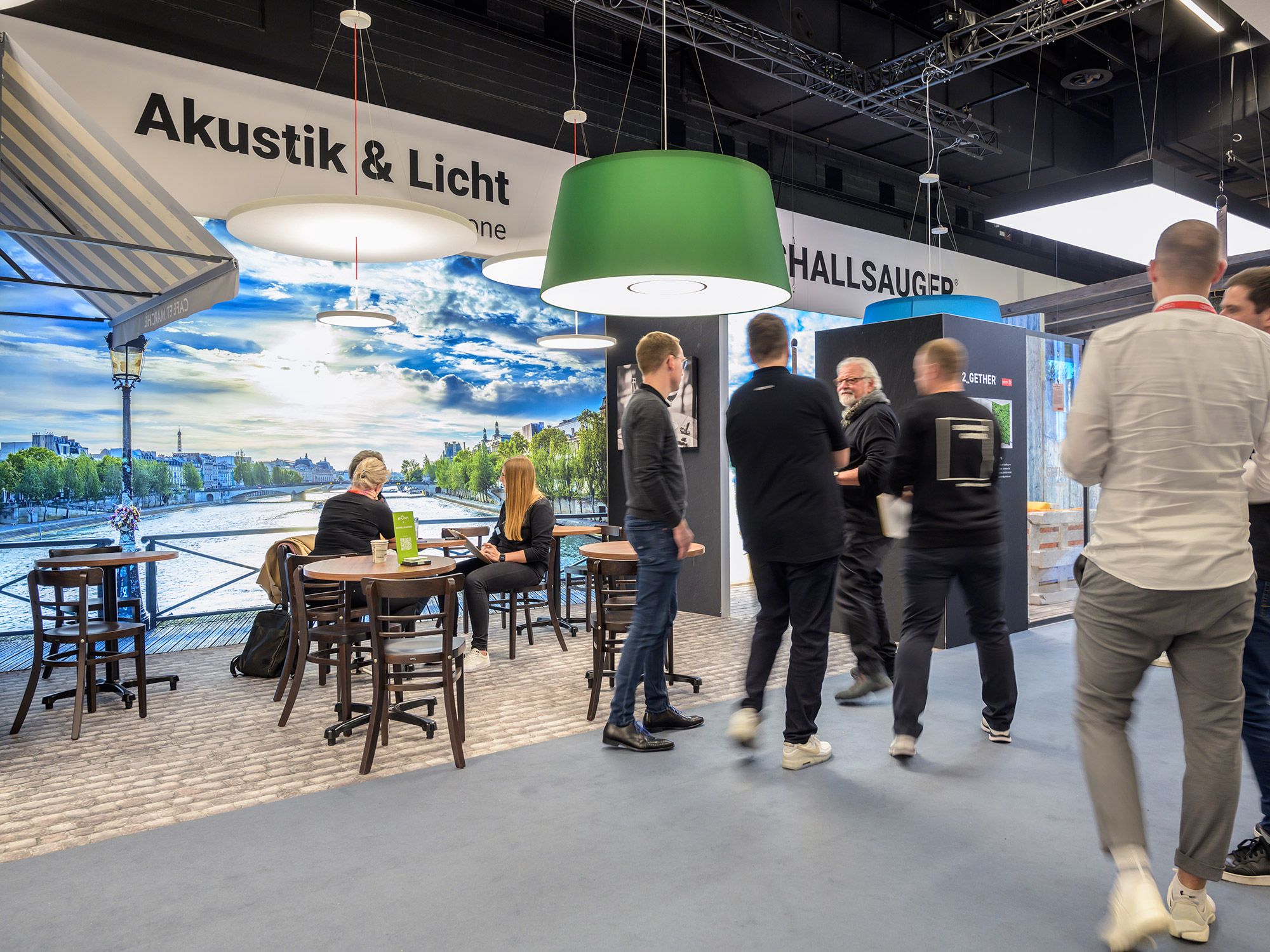 Orgatec &ndash; Akustikbilder und Schallabsorber von SCHALLSAUGER&reg;