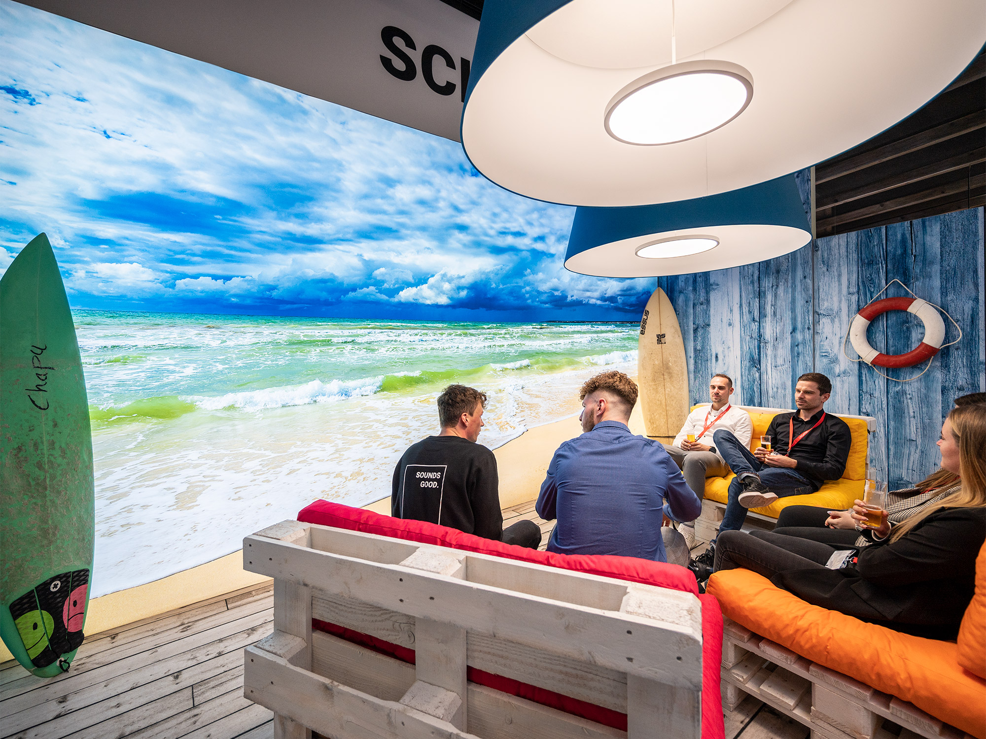 Orgatec &ndash; Akustikbilder und Schallabsorber von SCHALLSAUGER&reg;