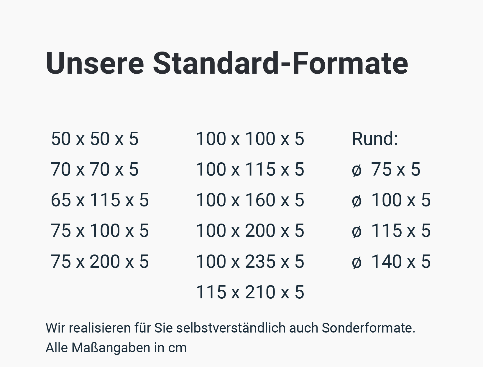 Schallabsober, Decke