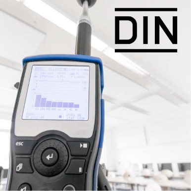 DIN 18041 – Akustikbilder und Schallabsorber von SCHALLSAUGER® din norm messung
