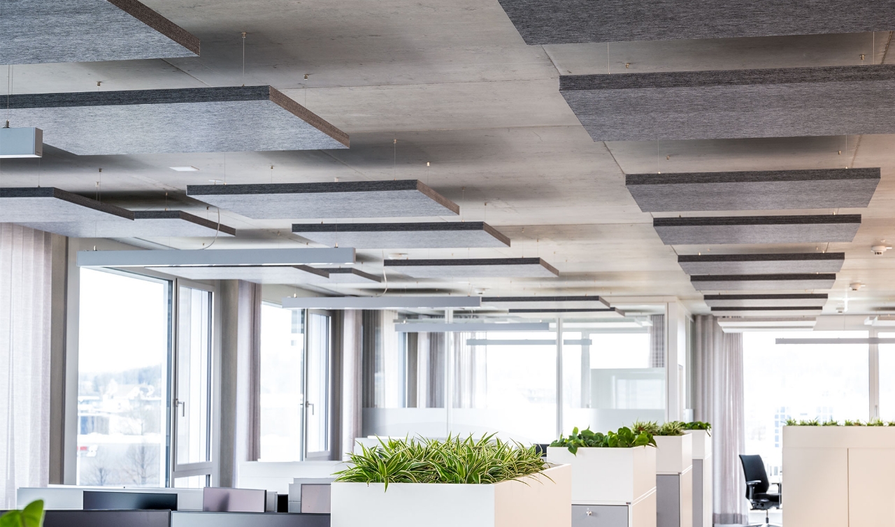 Schallabsober, Decke