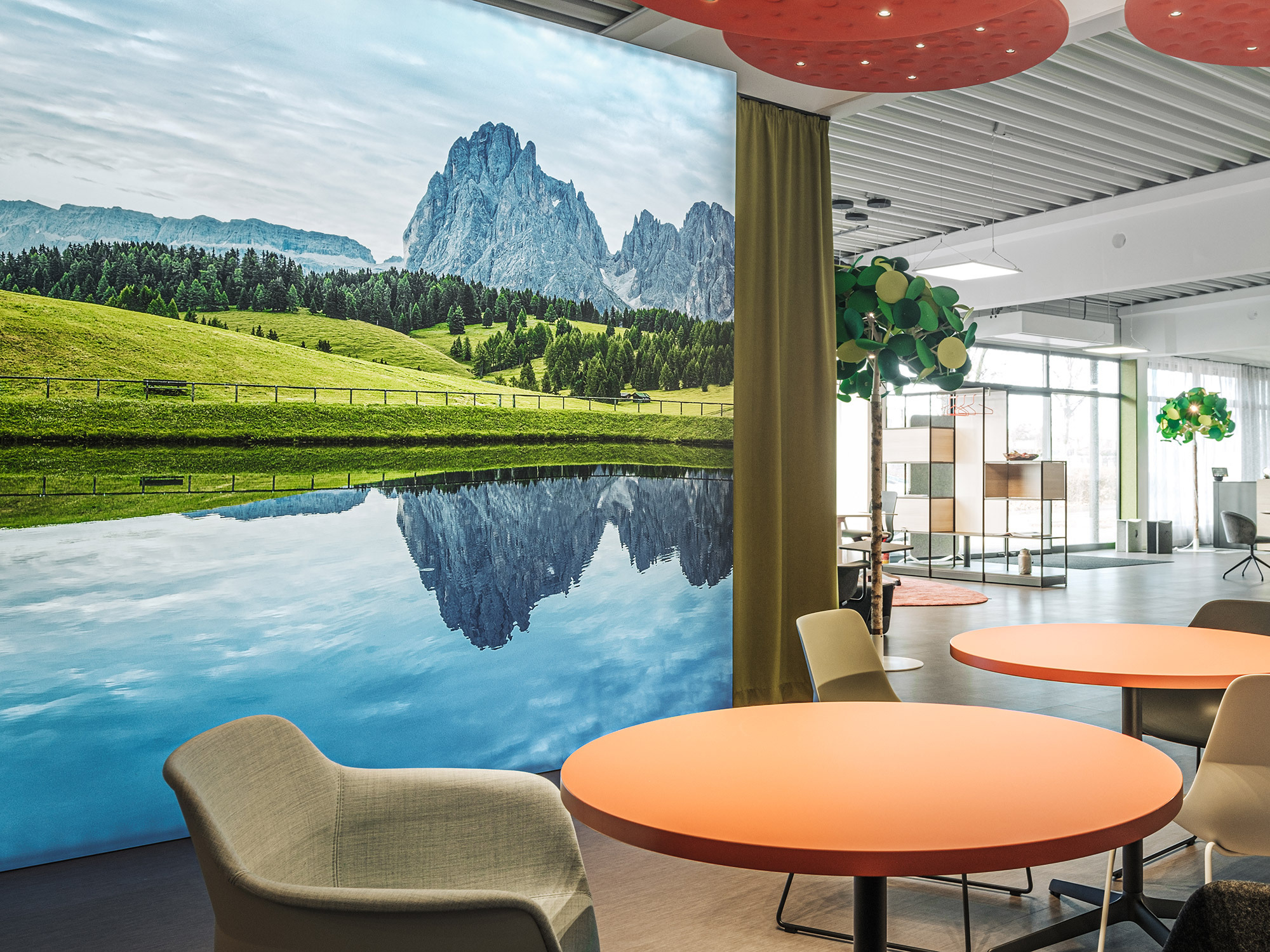 Schallabsorber Bild an der Wand