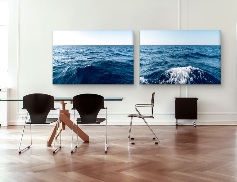 Wand Schallabsorber und Akustikbilder